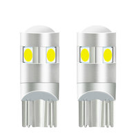 X-7SEVEN Superhelle T10 CANBUS LED-Lampen W21/5W mit 3570 Chip 4W 600LM Anti-Hyper-Flash und Fehlerfrei 12V Weiß Bernstein Rot