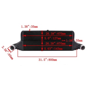 2014-2019 Ford Fiesta ST180/ST200 1.6L MK7 EcoBoost Competition Intercooler - Product Image 6
