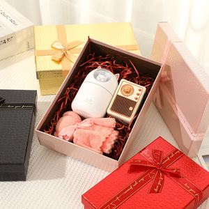 Boîte cadeau vintage à couverture mondiale boîte cadeau de luxe à lumière rouge grande boîte cadeau petit <span class=keywords><strong>livre</strong></span> rouge avec main - Product Image 3
