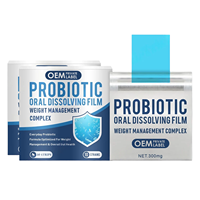 Film oral probiotique personnalisé à dissolution rapide, bonbons vitaminés en film mince à dissolution orale, film oral probiotique