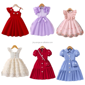 Vendita all'Ingrosso di Abiti Estivi per <span class=keywords><strong>Ragazze</strong></span> con Maniche Volanti, Eleganti e Casual per Balli, Vestiti Eleganti per <span class=keywords><strong>Ragazze</strong></span> - Product Image 2