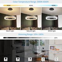 Lámpara Colgante Moderna Nórdica Dorada con Bombilla LED E12 de 36W, Regulable, de Ratán, con Control Remoto/Inalámbrico, Ra90, Cuidado de la Vista, para Comedor