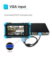 Moniteur testeur professionnel 5100C Plus 5,4 pouces tout-en-un 4K 8MP pour caméras CCTV AHD CVBS CVI TVI 8MP IPC WIFI POE PTZ avec entrée VGA HD