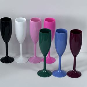 Verre à vin en plastique moderne réutilisable avec logo personnalisé pour flûtes 350 ml/12 oz pour mariage - Product Image 2