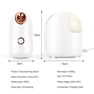 Appareil de beauté facial électrique nano-ionique à vapeur chaude pour hydratation et nettoyage en profondeur à domicile - Product Image 4