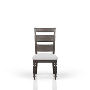 Asiento tapizado contemporáneo DB, silla lateral con respaldo de escalera para salas de estar, hogar, bares, cocinas, áreas de comedor, Material de PC fuerte - Product Image 3