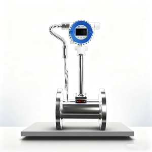 Buhar yağı gaz sıvı akış ölçümü için endüstriyel dijital paslanmaz çelik girdap akış ölçer geniş uygulama - Product Image 1