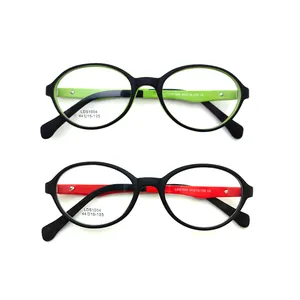 Factory ready stock silicone Cheap Prescription Glasses Optical Frame Korea Sport Eyeglasses Tr90 Eyewear 44-15-125