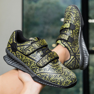 Chaussures <span class=keywords><strong>d</strong></span>'<span class=keywords><strong>haltérophilie</strong></span> en microfibre Deadlift personnalisées en usine Oem bon marché professionnelles hautes chaussures de musculation - Product Image 3