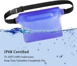 Sac banane étanche en PVC personnalisé avec logo pour la plage, le sport et la natation, idéal pour téléphone portable - Product Image 3