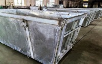 6 benne cubique Benne à ordures en métal Benne à ordures Benne à ordures Conteneur de déchets Recycleur d'aliments Poubelle à ordures
