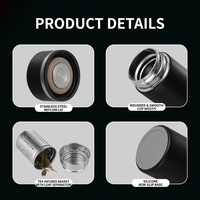 Thermos intelligent en acier inoxydable avec logo personnalisé, affichage de la température, infuseur à thé, isolation thermique de 6 à 12 heures