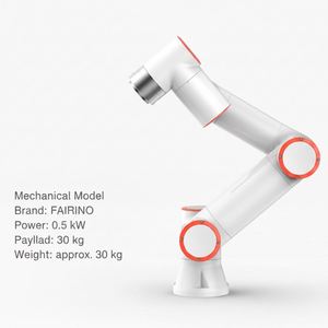 Bras de robot collaboratif à six axes pour le remorquage, léger, capacité de 30 kg, manutention, palettisation, chargement, déchargement, photographie, moxibustion - Product Image 2