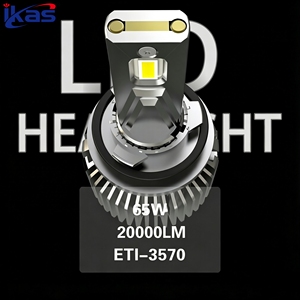 Faro Auto 120W Super Luminoso 20000LM con Doppio Rame Rosso H4 H7 H11 LED 9006 9012 D4C H27 - Product Image 3