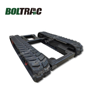 Gruppo Sottocarro con Cingoli in Acciaio e Gomma per Mini Dumper e Frantumatore Mobile da 3/5/6/8/10/12 Tonnellate con Motore Idraulico - Product Image 5