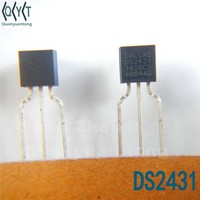 DS2431 + DS2431 EEPROM Memori IC 1Kb (256X4) 1-Wire TSOC-6 IC Chip