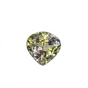 Pierre naturelle certifiée Tanzanite Sirène non chauffée, taille cœur, couleur excellente, Zoisite naturelle, 3,26 carats, nette à la loupe - Product Image 1