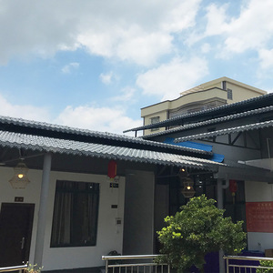 Foshan Benli ASA Resin Antique Roofing Tiles Corrugated PVC Waterproof Decorative Integrated Tile 3 5 Front Kiss - Product Image 1