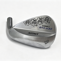 Wedge de golf haut de gamme à double semelle rebondissante, design de logo personnalisé, rainures complètes, wedge de sable