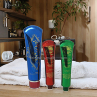 Tube plastique transparent pour shampoing et cosmétiques, 50 pièces, forme personnalisée, tube d'emballage souple