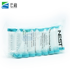 Tube à centrifuger conique de 50 ml avec bouchon à vis, sans enzyme, sans pyrogène, jetable, avec film de base - Product Image 5