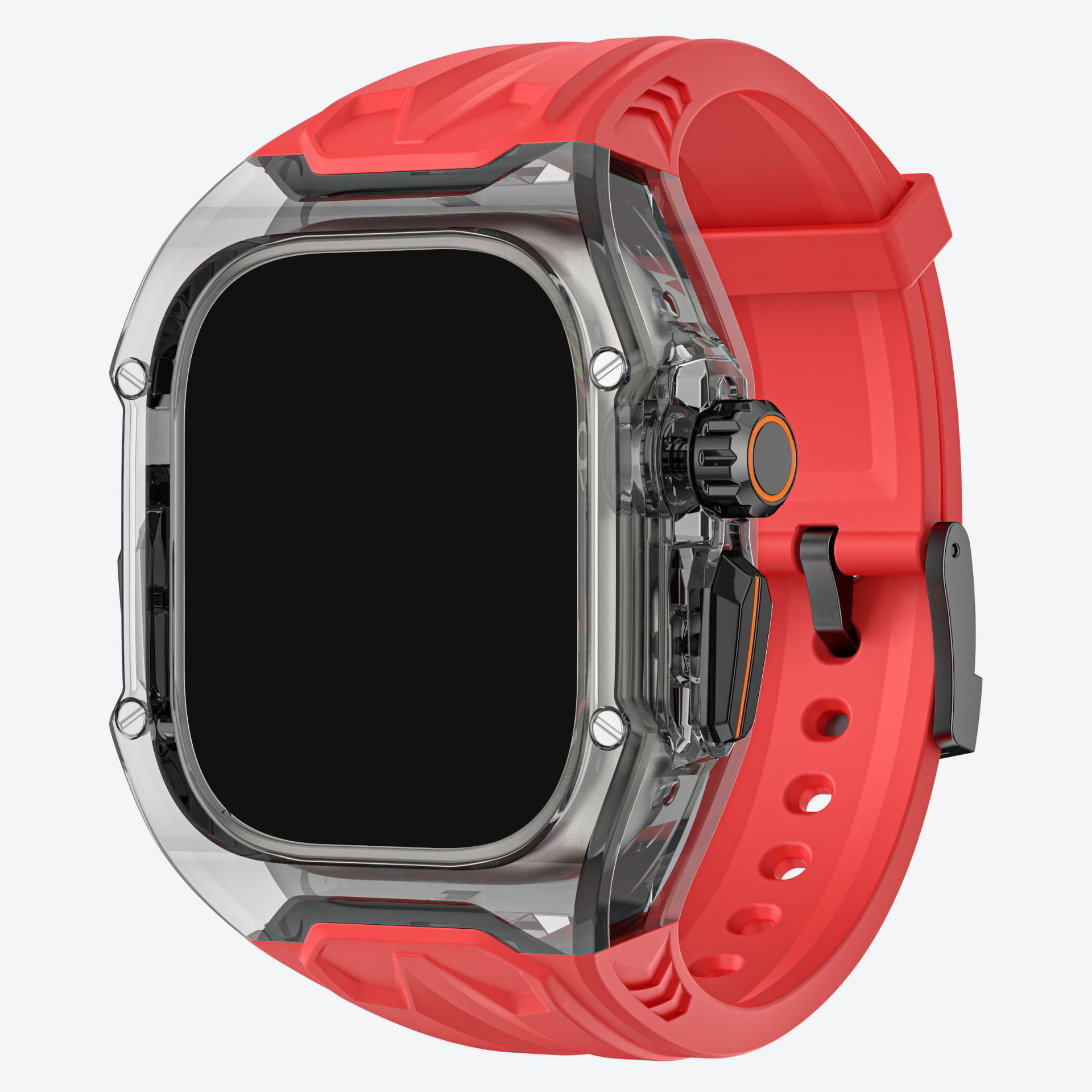 rouge et noir transparent