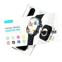 Jam Tangan Pintar B29 Square AMOLED 5G Kartu SIM Konektivitas Jaringan Lengkap Kamera Putar Penentuan Posisi GPS Sistem Android Asli Suara