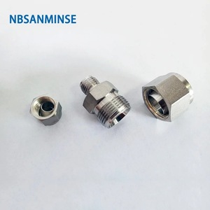 ข้อต่อสแตนเลส NBSANMINSE 316L แบบอัดแรงดันสูง 3000PSI ข้อต่อตรงลดขนาดสำหรับท่อลม - Product Image 3