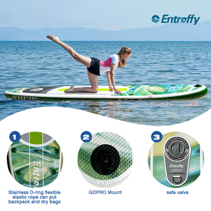 Planche de paddle gonflable commerciale ENTROFFY pour la location en hôtel, complexe hôtelier ou sur la plage - Product Image 4