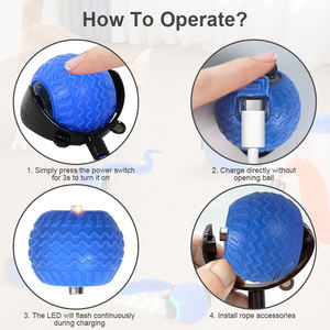 Juguetes Interactivos para Gatos de Fábrica, Pelota Inteligente 360° con Movimiento Automático, Juguete para Gatos con Movimiento Rápido, Speedy Tail 2.0, Pelota Automática para Mascotas - Product Image 6