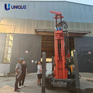 Rubber Crawler Type Hydraulic Water <b>Well</b> UY200 Heavy-Duty Diesel-Powered Engine Portable Trailer-Mounted Drilling Rig Pump Motor - Product Image 5