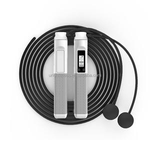 Cuerda de Saltar Electrónica para Pérdida de Peso, Ejercicio Cardiovascular de Alta Eficiencia, <span class=keywords><strong>Quema</strong></span> <span class=keywords><strong>Grasa</strong></span>, Moldea el Cuerpo, Portátil, Unisex - Product Image 4