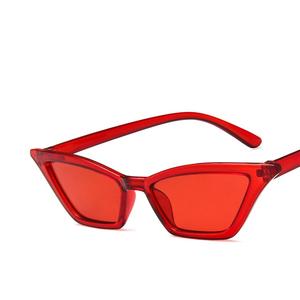 Gafas de Sol de ojo de gato a la moda 2024 para mujer, gafas de sol transparentes con montura pequeña Retro, sombra - Product Image 4