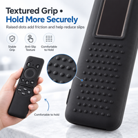 Housse en silicone pour télécommande solaire Samsung BN59-01432A avec trou pour micro, anti-poussière, pour salon