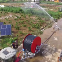 Système d'irrigation agricole mobile 2026 direct usine avec arroseur et enrouleur de tuyau d'eau pour ferme, Modèle 100/500 110/500