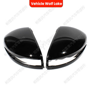 Coques de rétroviseurs Vehicle Wolf Lake pour Mercedes-Benz W464 W167 X167 2019-2023 Noir ABS Ensemble complet - Product Image 1