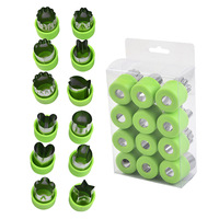 Keuken Gadget Rvs Diy Bento Cake Decoratie Mal Chocolade Brood Koekje Sandwich Fruit Groente Cutters Set