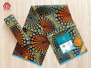 Nouveautés 100% ACI: Tissus Africains en Coton Ciré 2+4 Yards, Tissus Ankara en Cire Dorée 100% Coton, <span class=keywords><strong>Pagne</strong></span> Original <span class=keywords><strong>Hollandais</strong></span> - Product Image 3