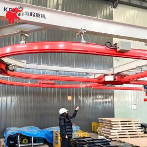 2025 nuevo estilo Kbk modelo sistema de grúa de <span class=keywords><strong>puente</strong></span> ligero 500 Kg 2 toneladas Kbk Track Overhead Crane con venta al por mayor - Product Image 6