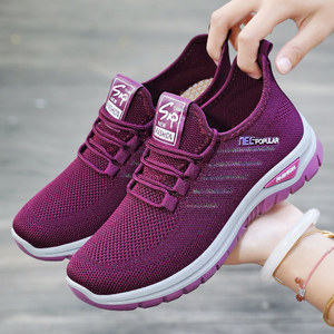 أحذية رياضية نسائية G-YF11 بتصميم جديد مريح من نسيج محبوك، أحذية تنفس للسيدات - Product Image 5