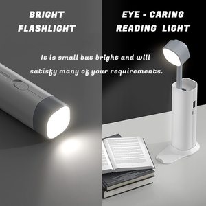 Small <strong>Table</strong> Reading Book <strong>Light</strong> Outdoor Lantern Flashlight <strong>Foldable</strong> LED <strong>Table</strong> Desk Lamp with USB Charging Port - Product Image 2