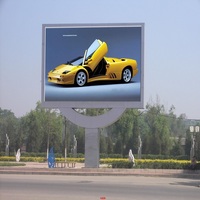 Panel de Pantalla a Todo Color para Exteriores con Sistema Novastar/Linsn/Huidu/Colorlight, 256x128mm 80x40 P4, Módulo de Pantalla LED con Controlador
