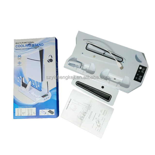 Wholesale Vertical Cooling Base with Charging Stand for PS5 Slim Pro Game Console Multifunctional Stander Base with USB Ports