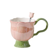 Tasse à fleurs créative Tulip, marque OEM, origine Chine Guangxi