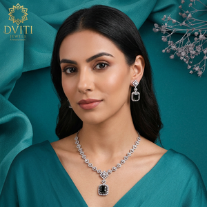 Classic Style Elegant Ruby CZ Fine Jewelry Set Exquisite <b>Choker</b> - Product Image 5