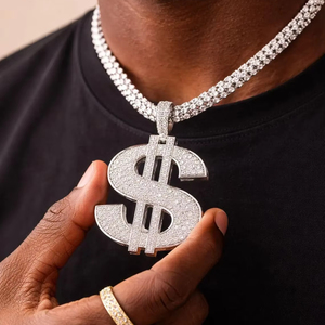 Premium Custom <b>Iced</b> Out Name Pendant Moissanite Hip Hop <b>Chain</b> Necklace - Product Image 1