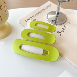 3pcs Plastic Large Hair <b>Clips</b> Set <b>Spring</b> Candy Colors Women Fashion Daily Use Hair <b>Clip</b> Hairpins - Product Image 6