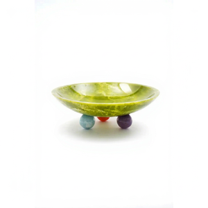 Artisan Resin Centerpiece Bowl with Sculptural Form for <b>Coffee</b> <b>Table</b> and Dining Room Styling - Product Image 1