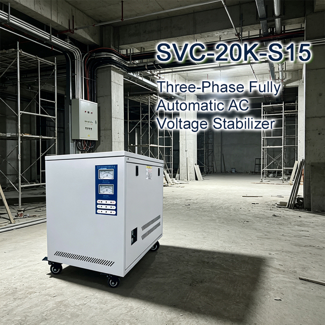 20KVA Three-Phase Voltage Stabilizer, Complete Stabilizer Unit Universal for Small & Medium Construction Sites