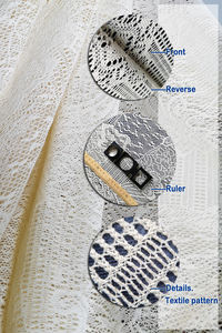 The lowerest price of white String sheer curtain fabric and drapes 100% polyester wedding decoration - Product Image 5